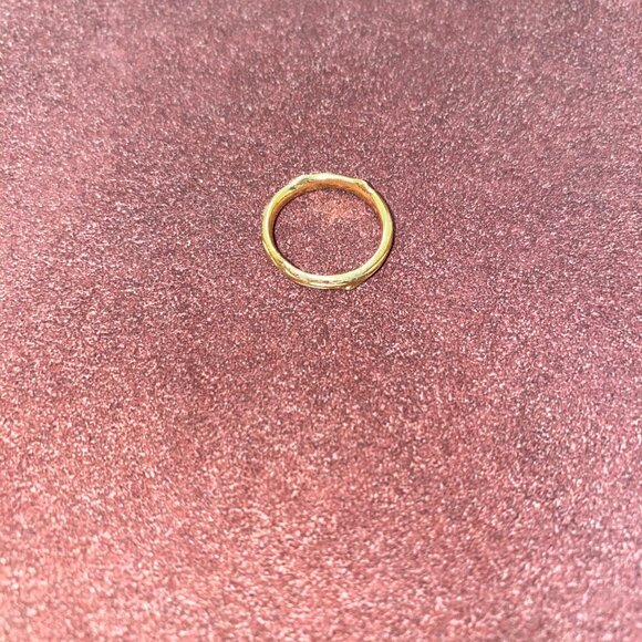 Logan Hollowell Yellow Gold Rose Thorn Solid Band Ring - Picture 3 of 3